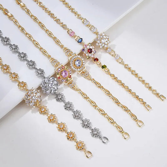 pulseras extravagante, glamour y elegancia.